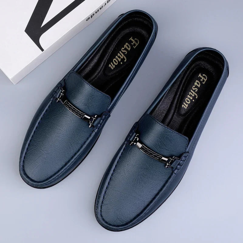 Fynorr™ Chaussure Mocassim Habillée Homme en Cuir - Lucca