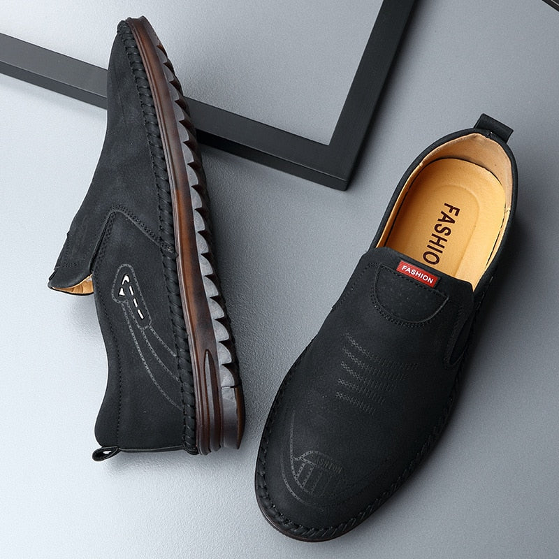 Fynorr™ Chaussure Mocassim Homme Orthopédique en Cuir - Europe