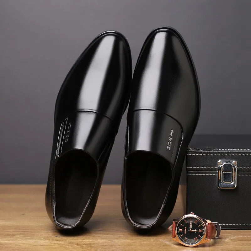 Fynorr™ Chaussure Homme en Cuir Sola Alta e Macia - Georgie
