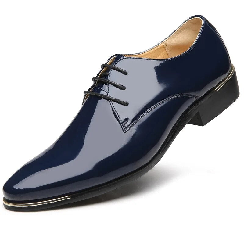 Fynorr™ Chaussure Homme en Cuir Envernizado - Dallas