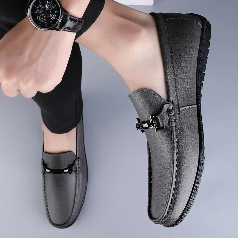 Fynorr™ Chaussure Mocassim Habillée Homme en Cuir - Lucca
