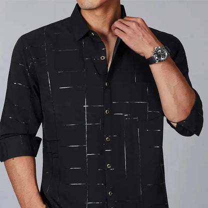 Kit de Camisas Sociais Acetinadas de Manga Longa Malven + BRINDES