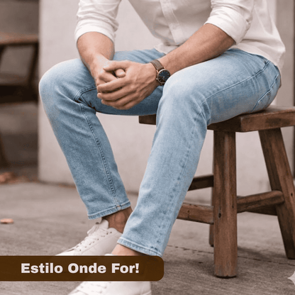 (Compre 1 Leve 3) Calça Jeans Masculina Elastano Premium