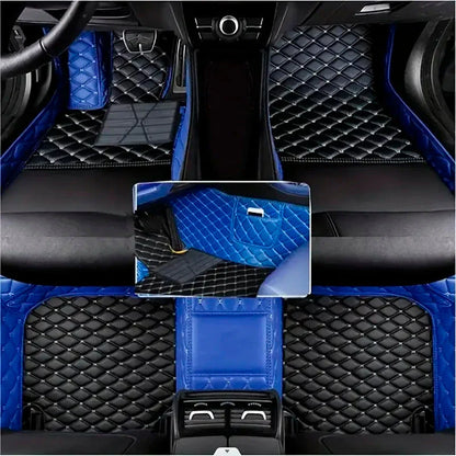 Housse Universelle Complète Evotech pour Voiture en Cuir Véritable avec Airbag +3 CADEAUX : Tapis de Voiture