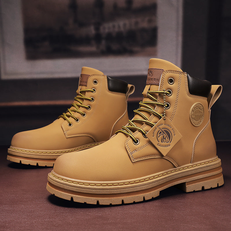 Fynorr™ Bottes de combat en cuir pour homme – Alpha