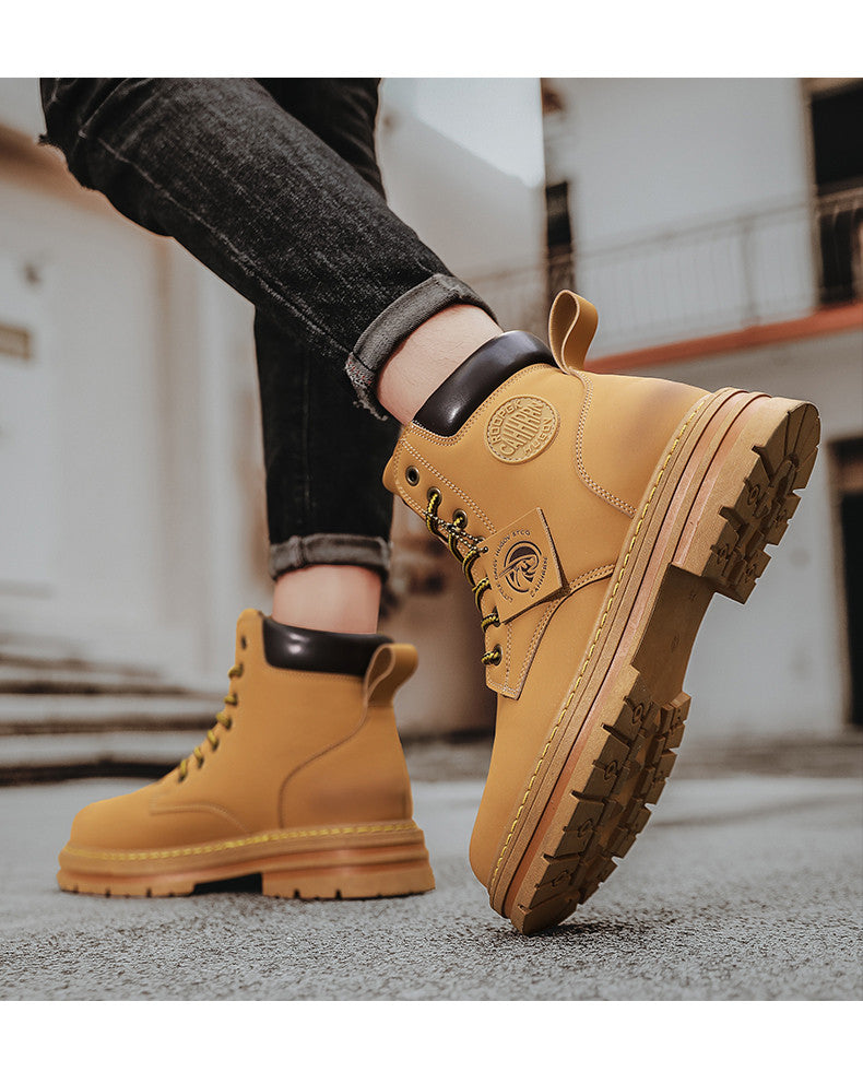 Fynorr™ Bottes de combat en cuir pour homme – Alpha