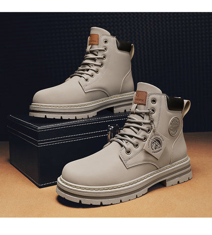 Fynorr™ Bottes de combat en cuir pour homme – Alpha