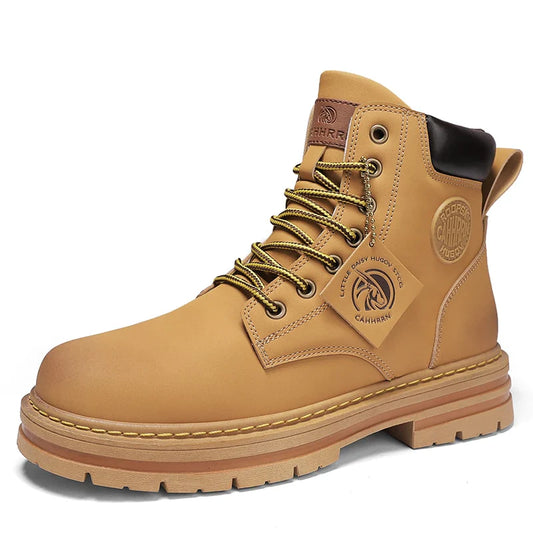 Fynorr™ Bottes de combat en cuir pour homme – Alpha