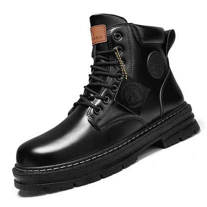 Fynorr™ Bottes de combat en cuir pour homme – Alpha