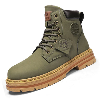 Fynorr™ Bottes de combat en cuir pour homme – Alpha