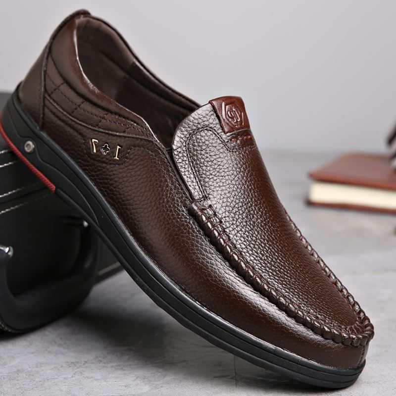 Fynorr™ Chaussure Mocassim en Cuir Homme - Classic Comfort