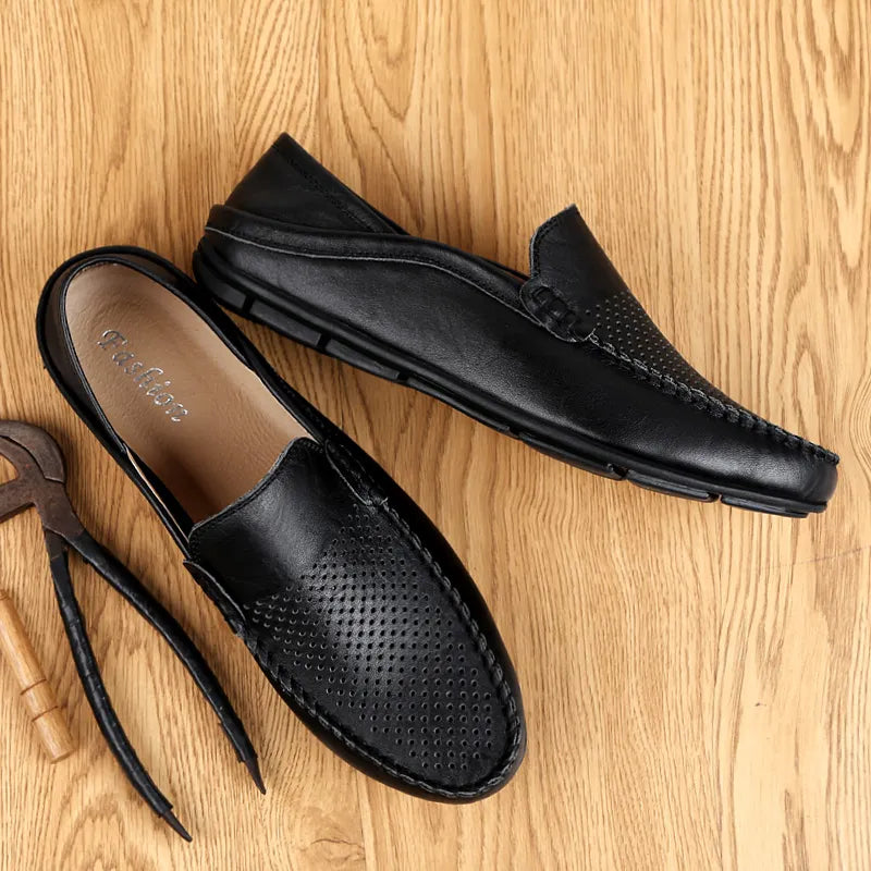 Fynorr™ Chaussure Mocassim en Cuir Genuíno - Memphis