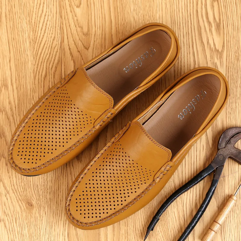 Fynorr™ Chaussure Mocassim en Cuir Genuíno - Memphis