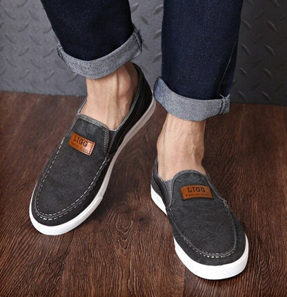 Fynorr™ Chaussure Casual Mocassim Homme - Denim Lux