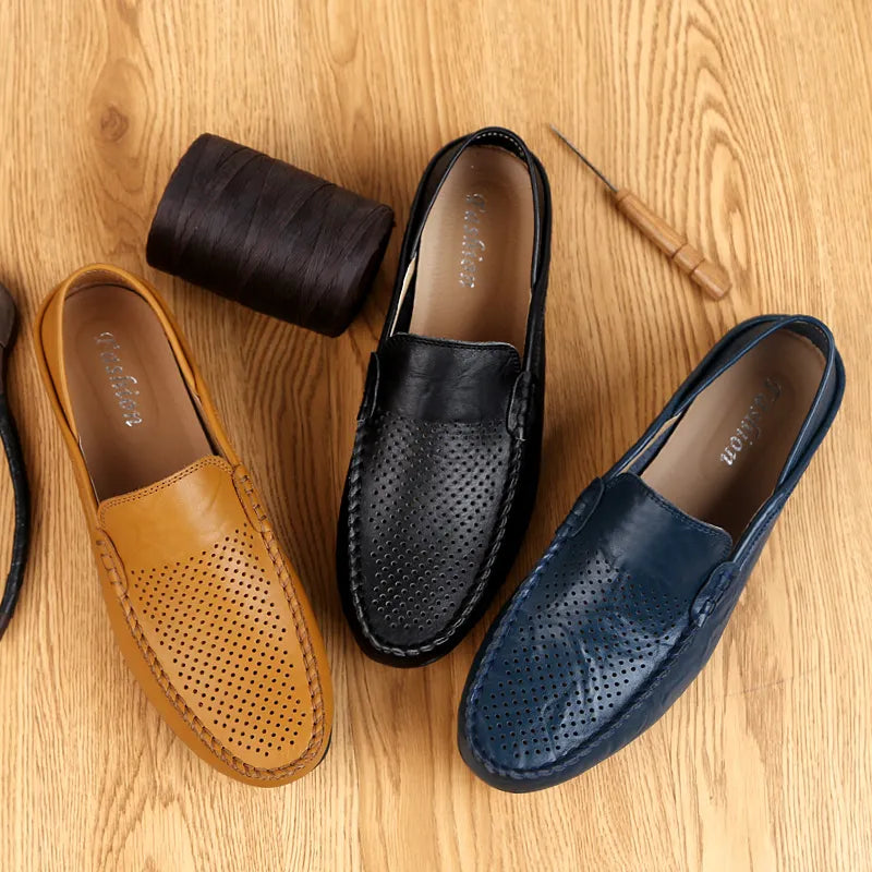 Fynorr™ Chaussure Mocassim en Cuir Genuíno - Memphis
