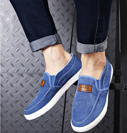 Fynorr™ Chaussure Casual Mocassim Homme - Denim Lux