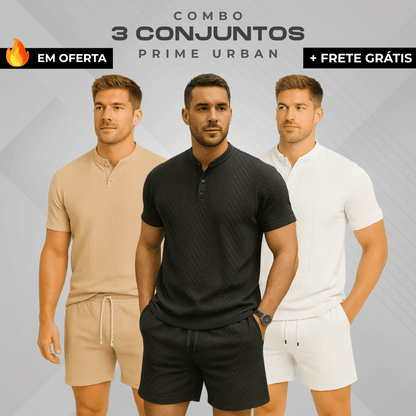 |Combo 3| - Conjuntos Prime Urban em Tecido Premium