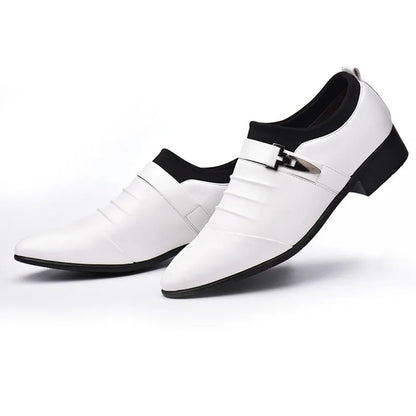 Fynorr™ Chaussure Habillée Homme en Cuir com Fivela - Stamford