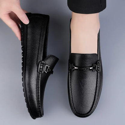 Fynorr™ Chaussure Mocassim Habillée Homme en Cuir - Lucca
