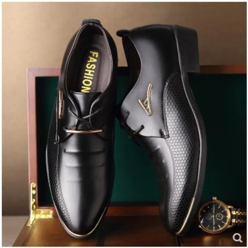 Fynorr™ Chaussure Habillée Homme en Cuir - Dominique