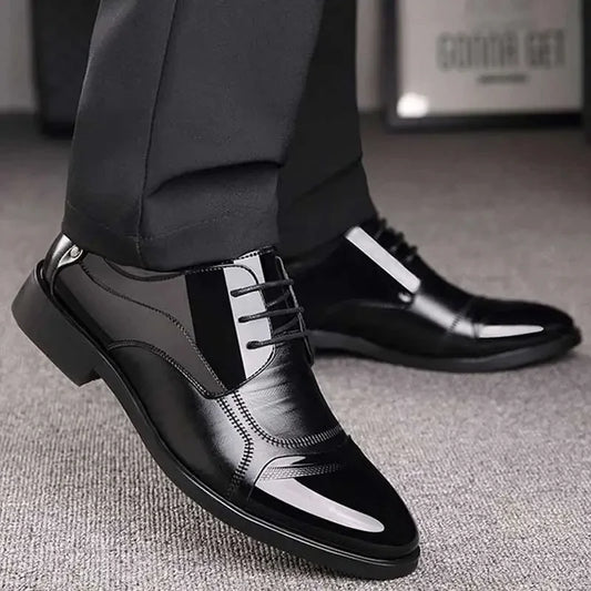 Fynorr™ Chaussure Envernizado Habillée Homme - Latif