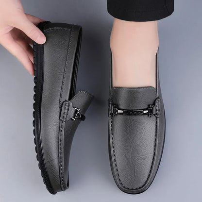 Fynorr™ Chaussure Mocassim Habillée Homme en Cuir - Lucca