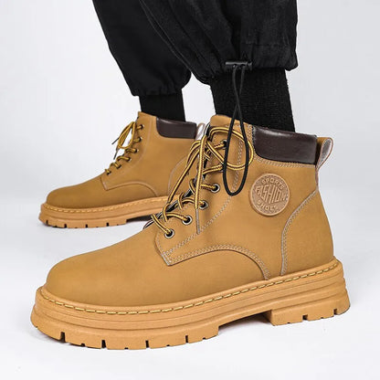 Fynorr™ Bottes de combat en cuir pour homme – Alpha