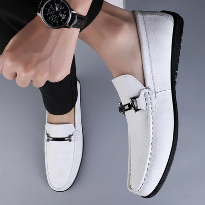 Fynorr™ Chaussure Mocassim Habillée Homme en Cuir - Lucca