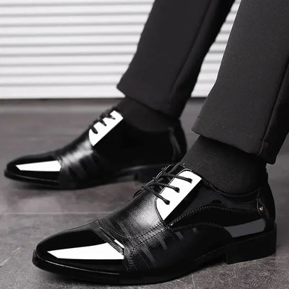 Fynorr™ Chaussure Envernizado Habillée Homme - Latif