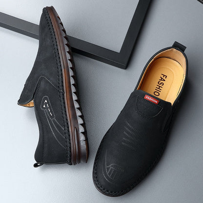 Fynorr™ Chaussure Mocassim Homme Orthopédique en Cuir - Europe