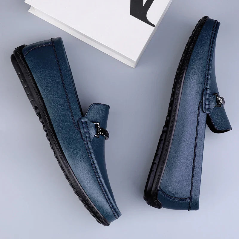 Fynorr™ Chaussure Mocassim Habillée Homme en Cuir - Lucca