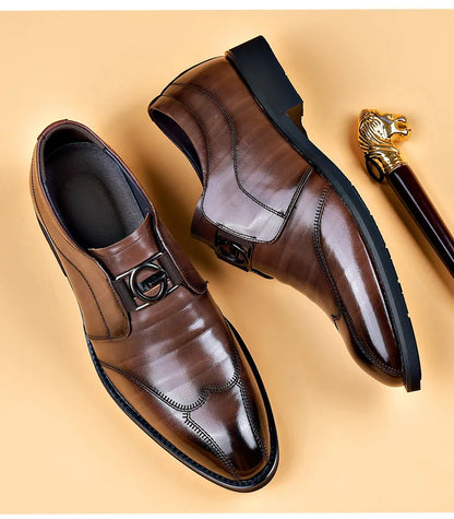 Fynorr™ Chaussure Habillée Homme en Cuir - Verona