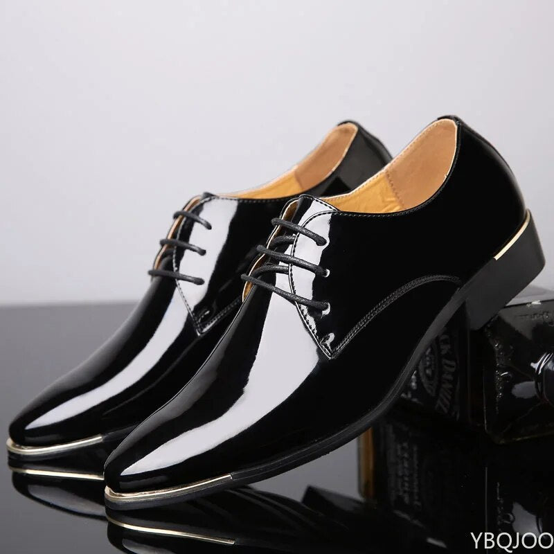 Fynorr™ Chaussure Homme en Cuir Envernizado - Dallas