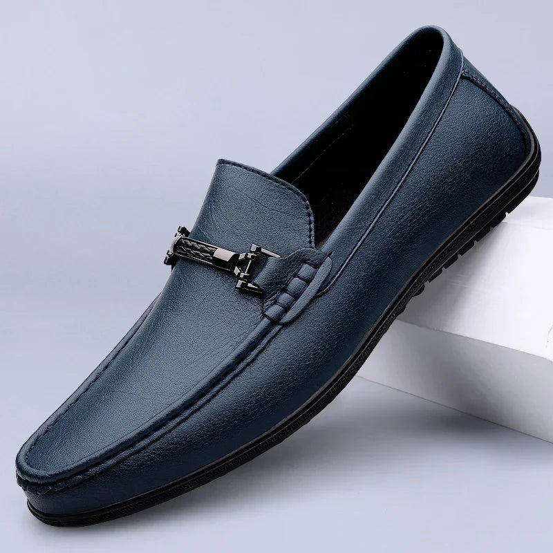 Fynorr™ Chaussure Mocassim Habillée Homme en Cuir - Lucca