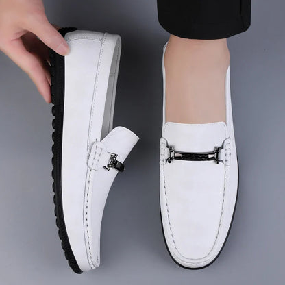 Fynorr™ Chaussure Mocassim Habillée Homme en Cuir - Lucca