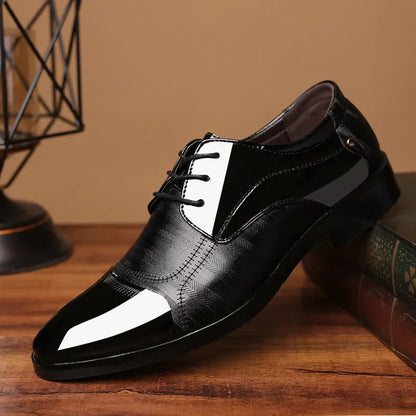 Fynorr™ Chaussure Envernizado Habillée Homme - Latif