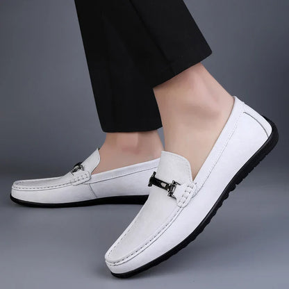 Fynorr™ Chaussure Mocassim Habillée Homme en Cuir - Lucca