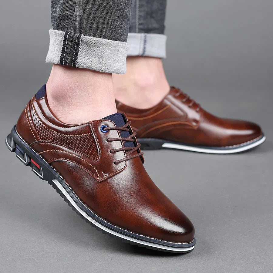Fynorr™ Chaussure en Cuir Retrô Homme - Lincoln