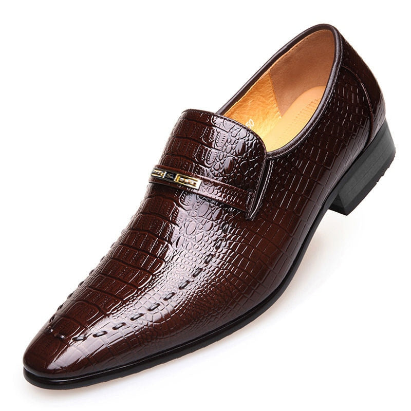 Fynorr™ Chaussure Bico Fino Habillée en Cuir - Boston