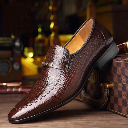 Fynorr™ Chaussure Bico Fino Habillée en Cuir - Boston