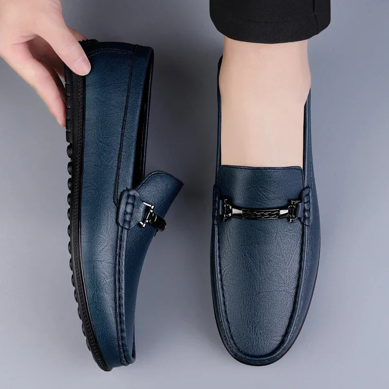 Fynorr™ Chaussure Mocassim Habillée Homme en Cuir - Lucca