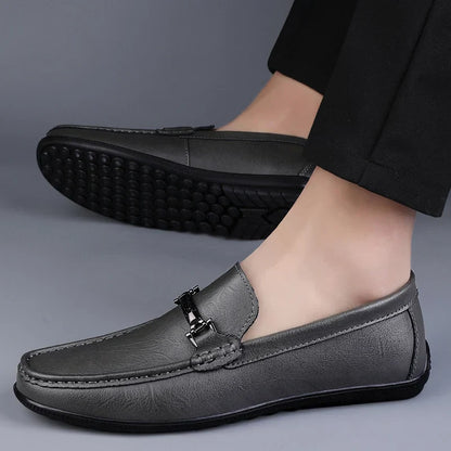 Fynorr™ Chaussure Mocassim Habillée Homme en Cuir - Lucca