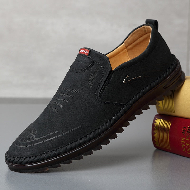 Fynorr™ Chaussure Mocassim Homme Orthopédique en Cuir - Europe