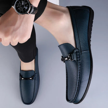 Fynorr™ Chaussure Mocassim Habillée Homme en Cuir - Lucca