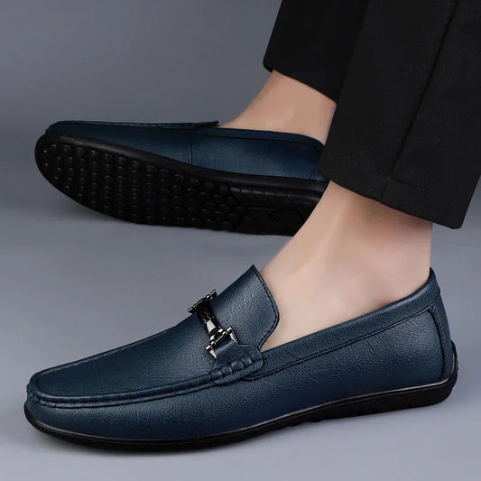 Fynorr™ Chaussure Mocassim Habillée Homme en Cuir - Lucca