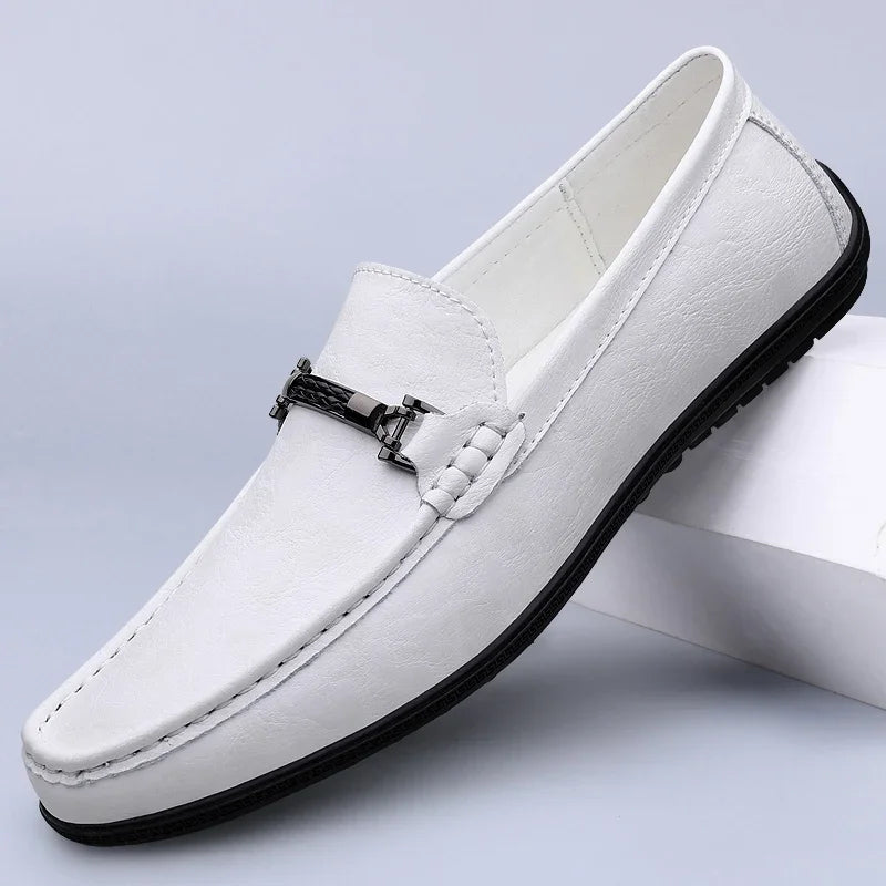 Fynorr™ Chaussure Mocassim Habillée Homme en Cuir - Lucca