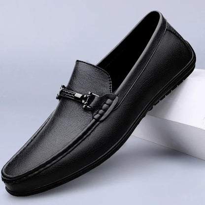Fynorr™ Chaussure Mocassim Habillée Homme en Cuir - Lucca