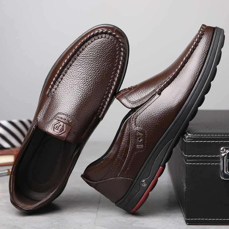 Fynorr™ Chaussure Mocassim en Cuir Homme - Classic Comfort