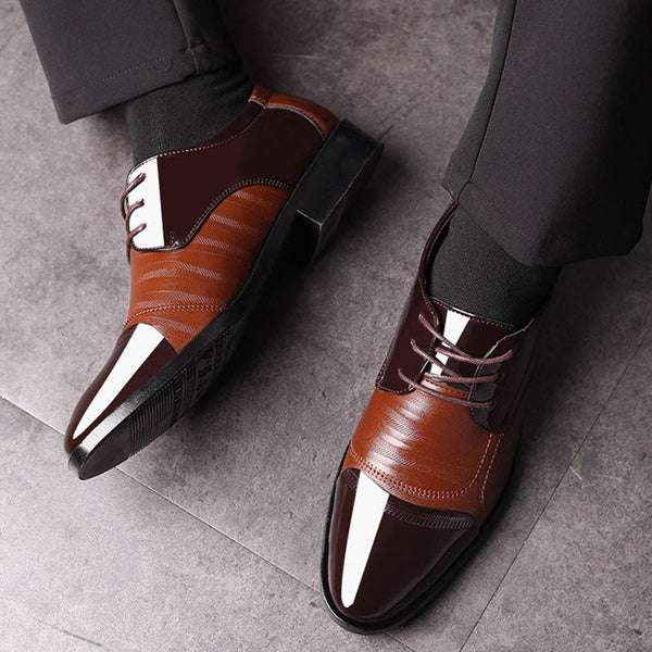Fynorr™ Chaussure Envernizado Habillée Homme - Latif