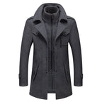 Casaco Masculino Europeu Elegante